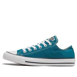 Teal Converse sneakers.  Lightly worn.